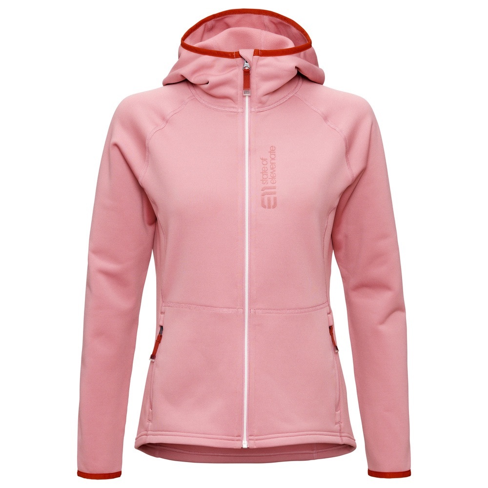 State of Elevanate “Skiers Hood” Full Zip Performance Hoodie Size XS ApresSki